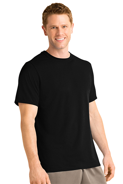 Black Gildan® Performance™ Adult T-Shirt  - S