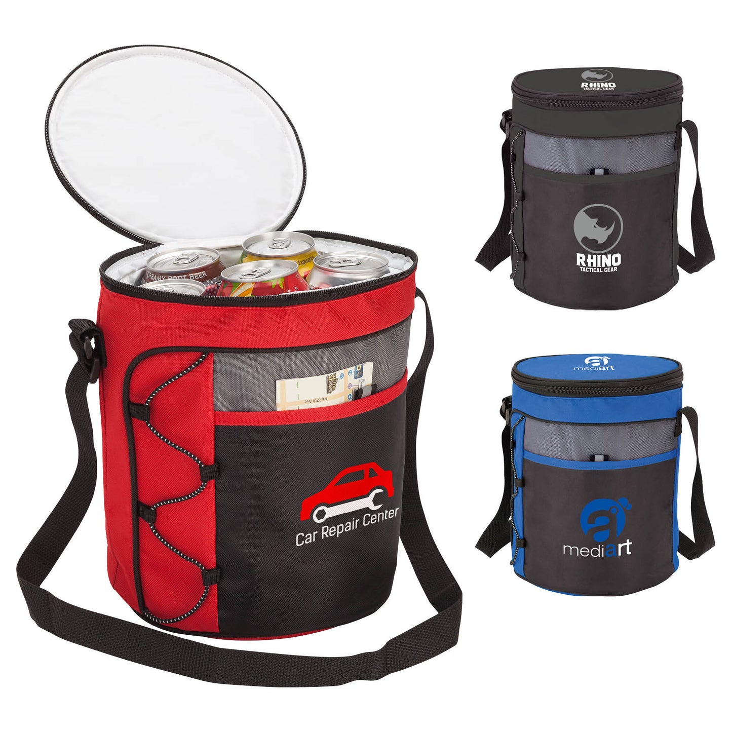 Baldwin  12-Can Barrel Cooler Bag