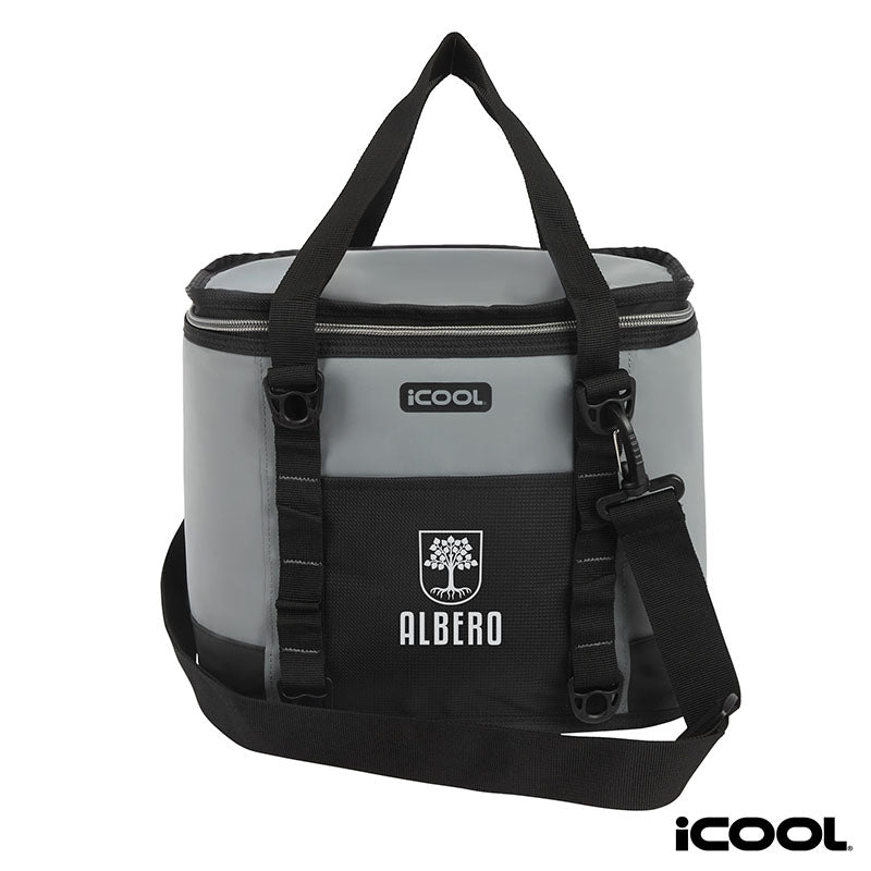 Grey iCOOL® Pinecrest 12-Can Cooler