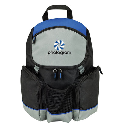 Blue Coolio 16-Can Backpack Cooler