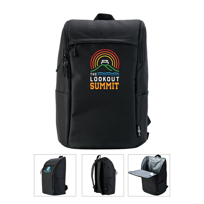 N/A Coral Repreve® RPET 20-Can Backpack Cooler