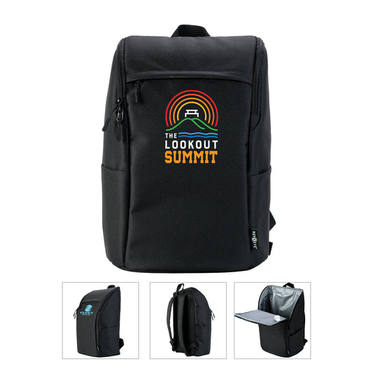 Coral Repreve® RPET 20-Can Backpack Cooler