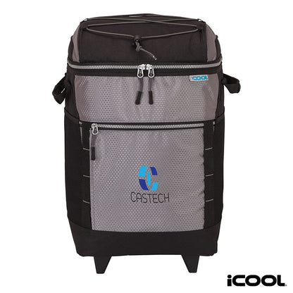 Grey iCOOL®  Riviera Rolling Cooler Bag