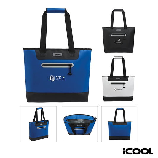 N/A iCOOL® Vail 30-Can Cooler Tote Bag