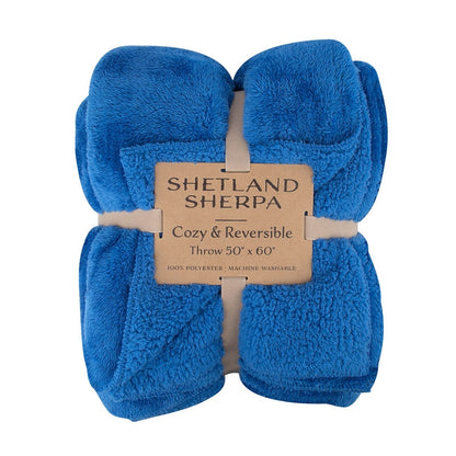 Shetland Sherpa 50 x 60 Reversible Blanket