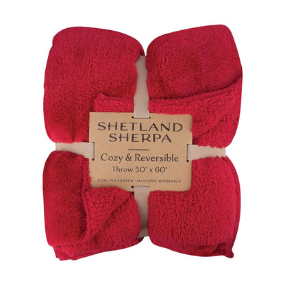 Shetland Sherpa 50 x 60 Reversible Blanket