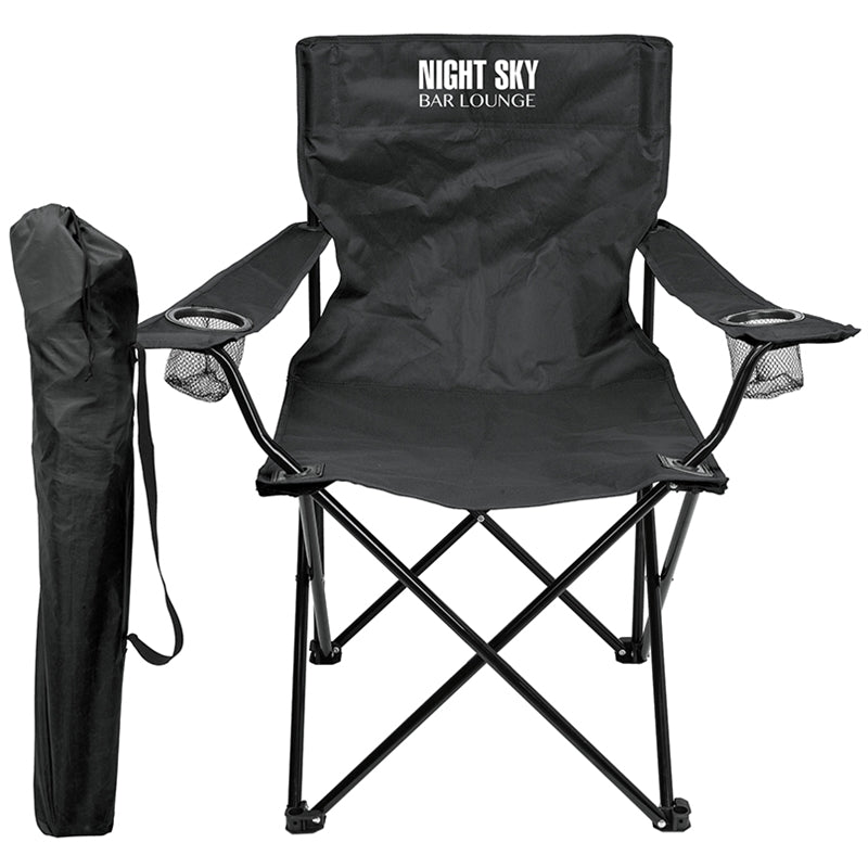 Black Point Loma Folding Event Chair with Carrying Bag
