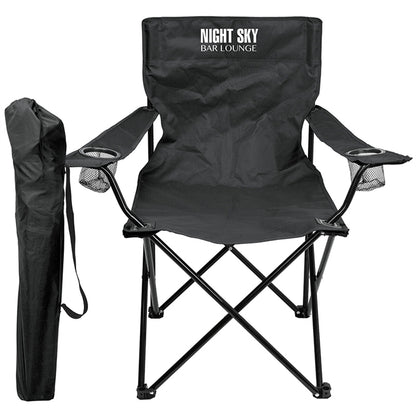 Black Point Loma Folding Event Chair with Carrying Bag