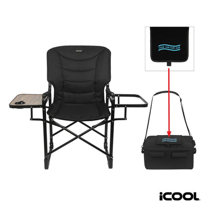 iCOOL Twin Peaks Deluxe Camping Chair With 18-Can Cooler