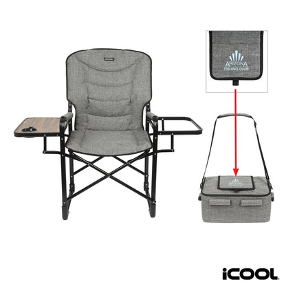 iCOOL Twin Peaks Deluxe Camping Chair With 18-Can Cooler