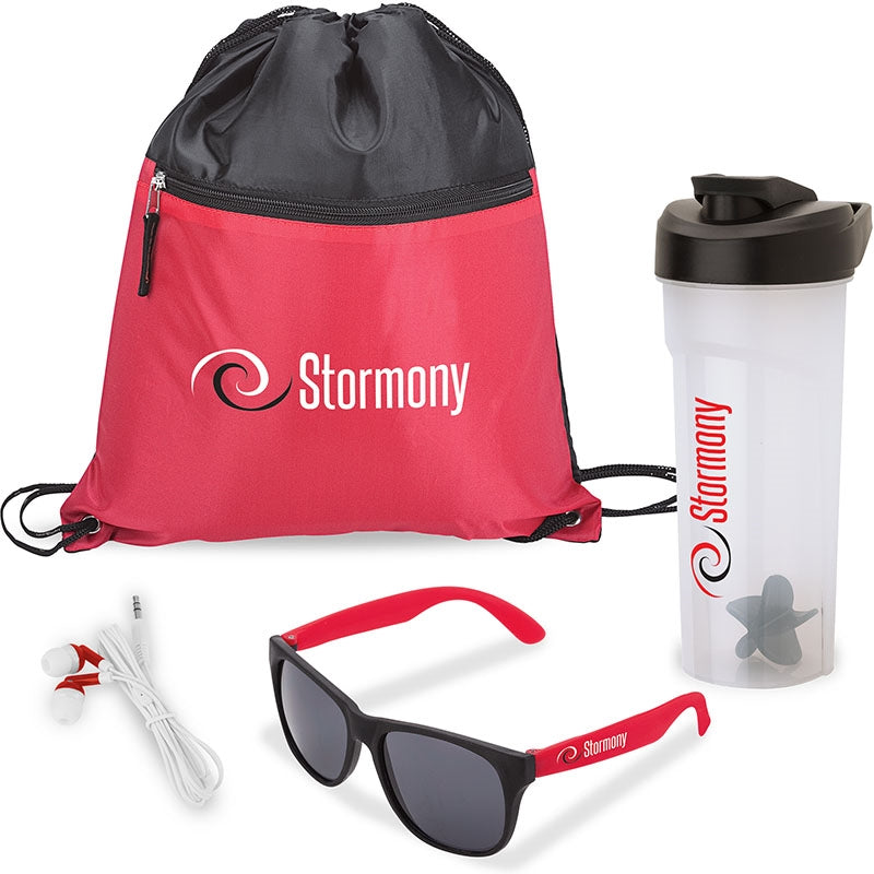 Athletic 4-Piece Fitness Gift Set