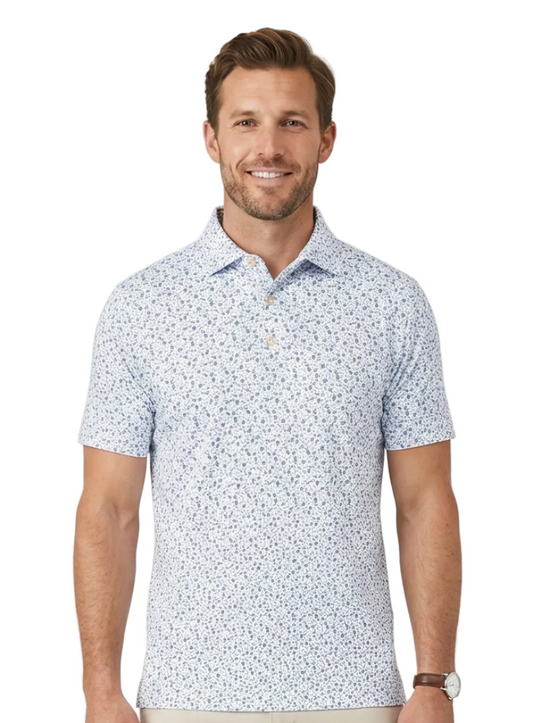 Peter Millar Men's Kickoff Performance Jersey Polo