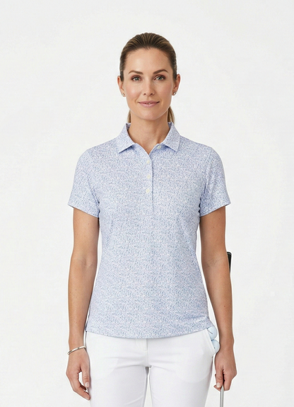 Peter Millar Women's Fairway Frills Short Sleeve Jersey Polo