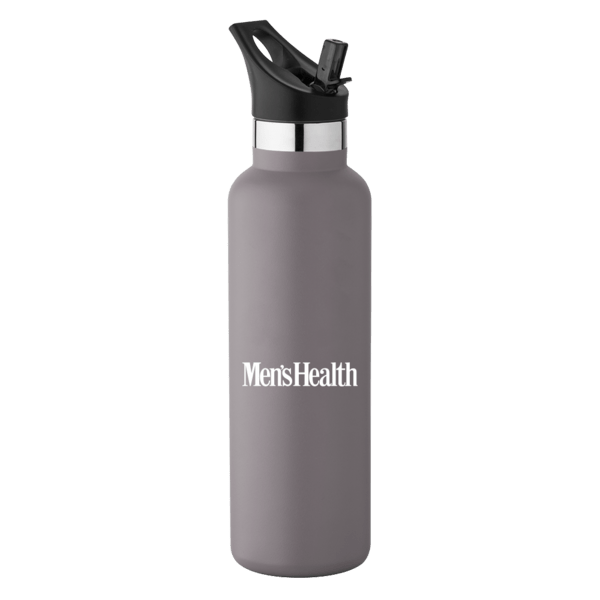 20 oz Basecamp Mesa Tundra Bottle with Screw Top and Flip-Top Straw Lid