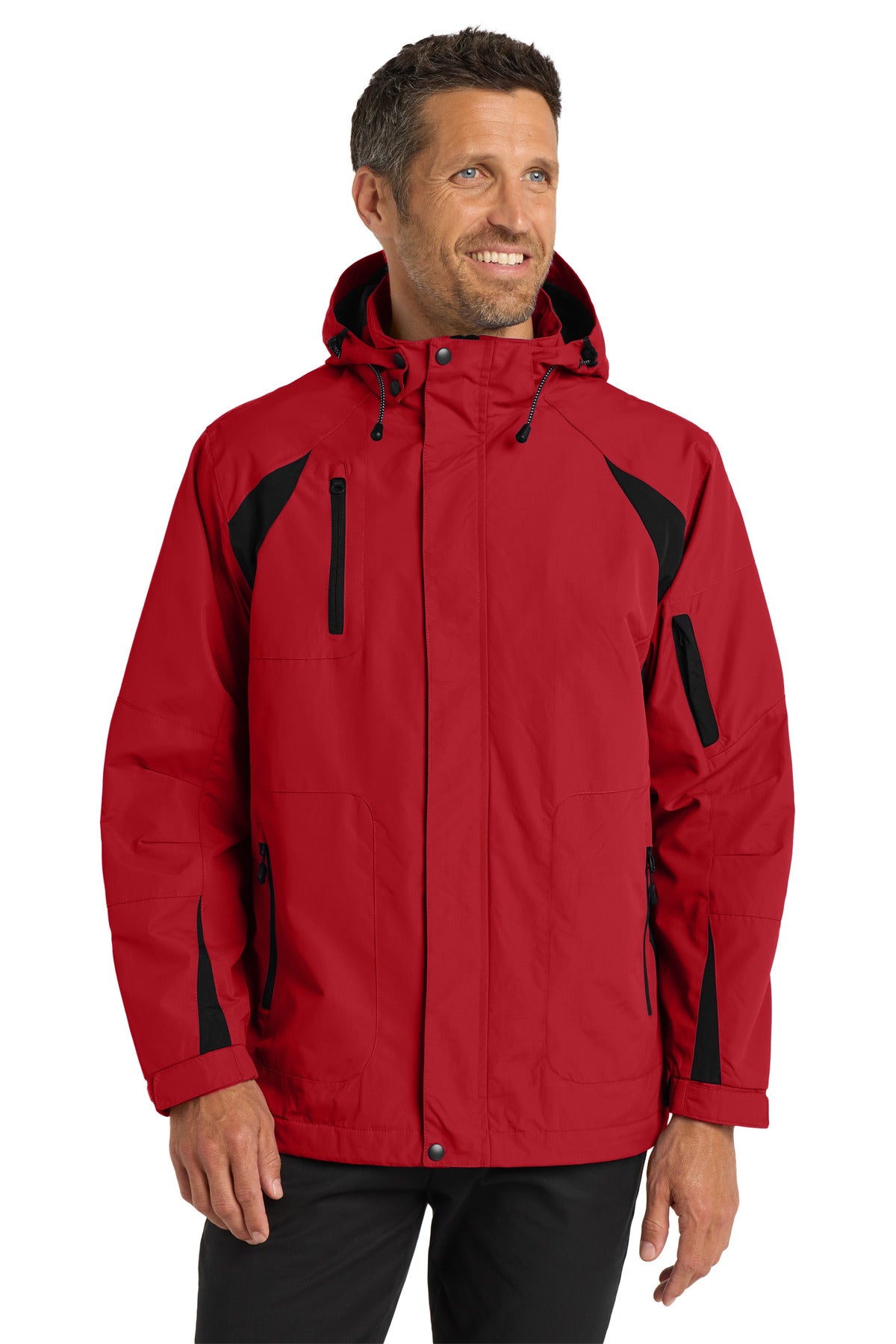 SanMar J304_trueredblack_model_front.jpg