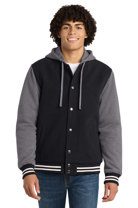SanMar JST82_blackvintageheather_model_front.jpg