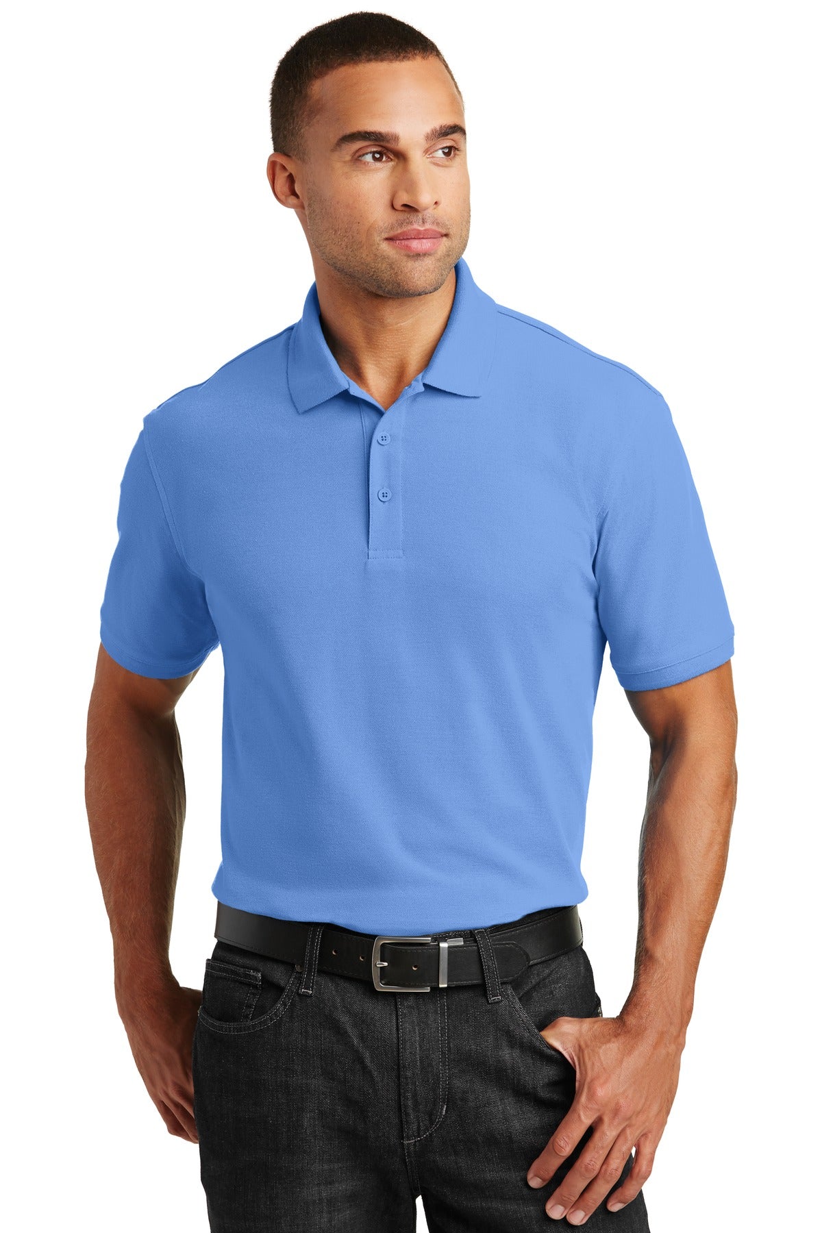 SanMar K100_carolinablue_model_front_102016.jpg