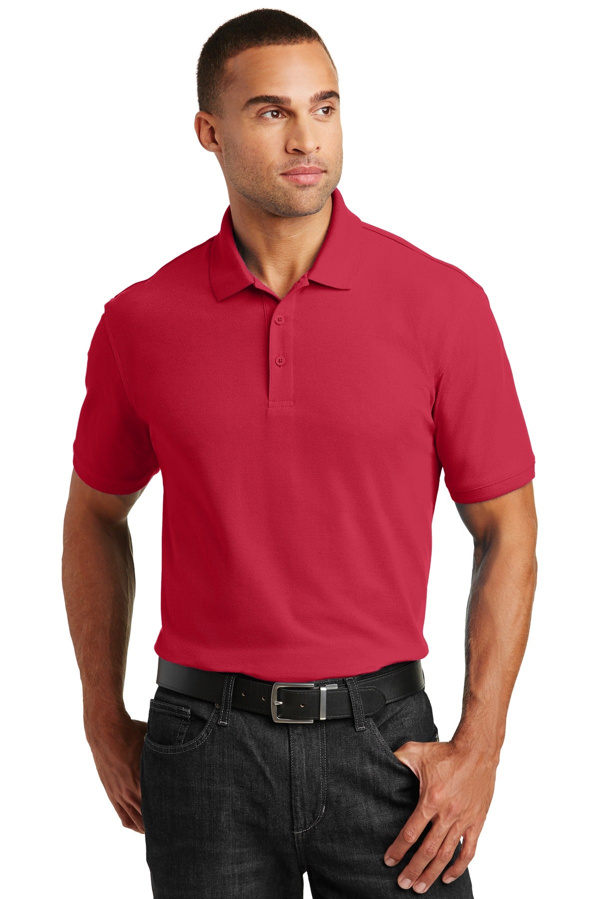 SanMar K100_richred_model_front_102016.jpg