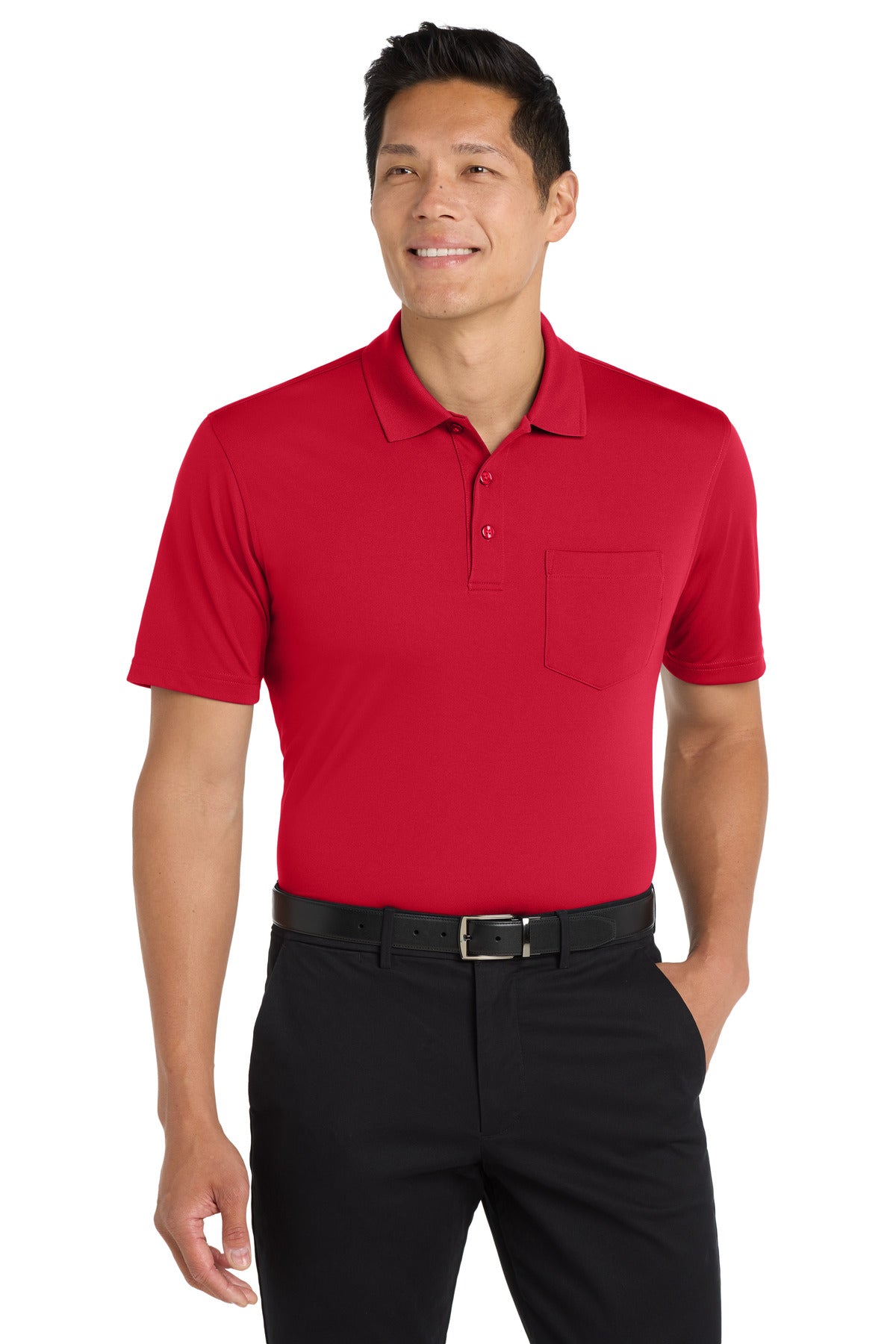 SanMar K110P_richred_model_front.jpg