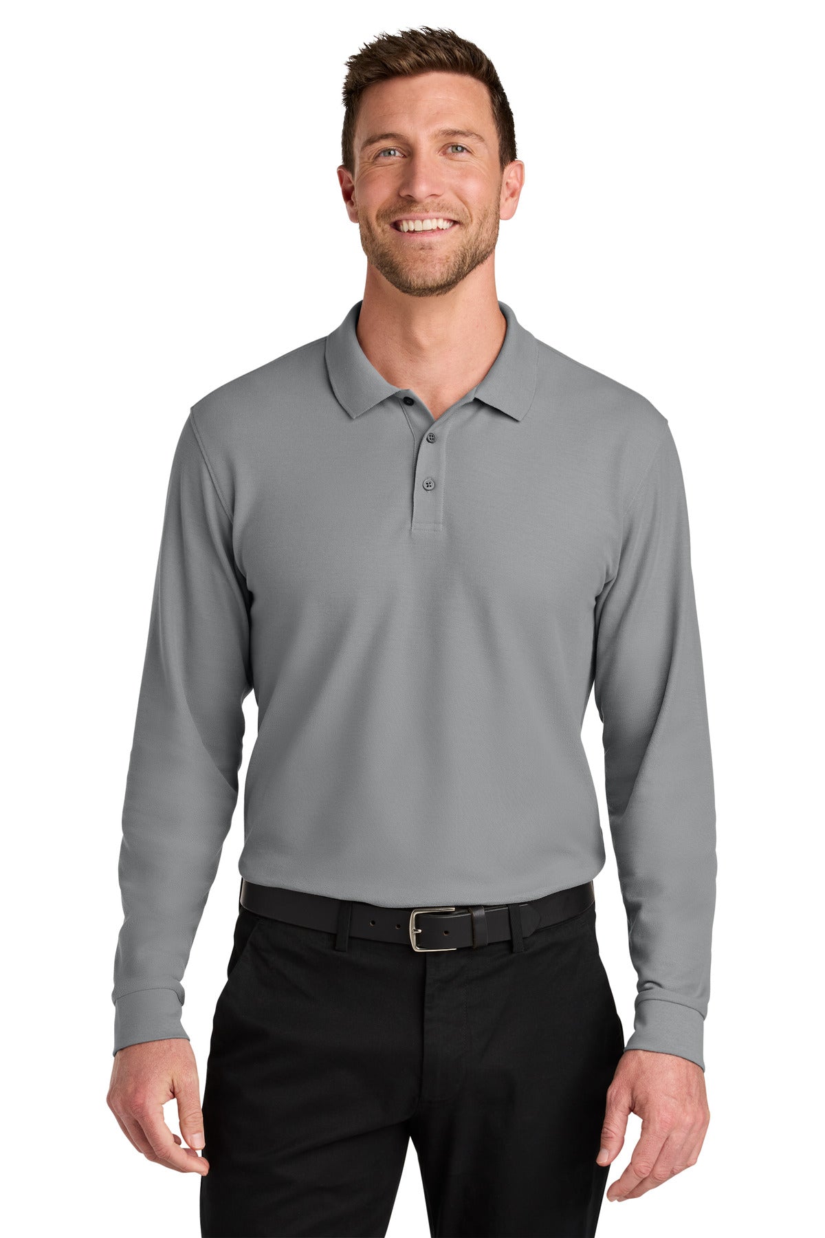 Port Authority Wearever Signature Pique Long Sleeve Polo K200LS