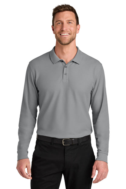 Port Authority Wearever Signature Pique Long Sleeve Polo K200LS