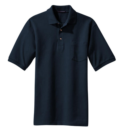 Port Authority Heavyweight Cotton Pique Polo with Pocket. K420P