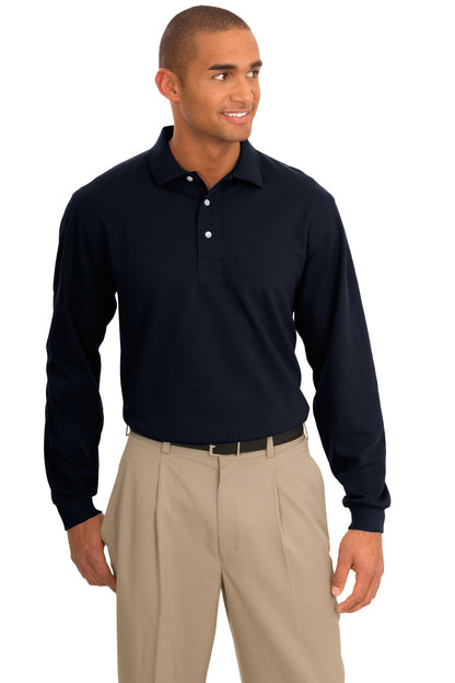 SanMar K455LS_Classic_Navy_model_front.jpg