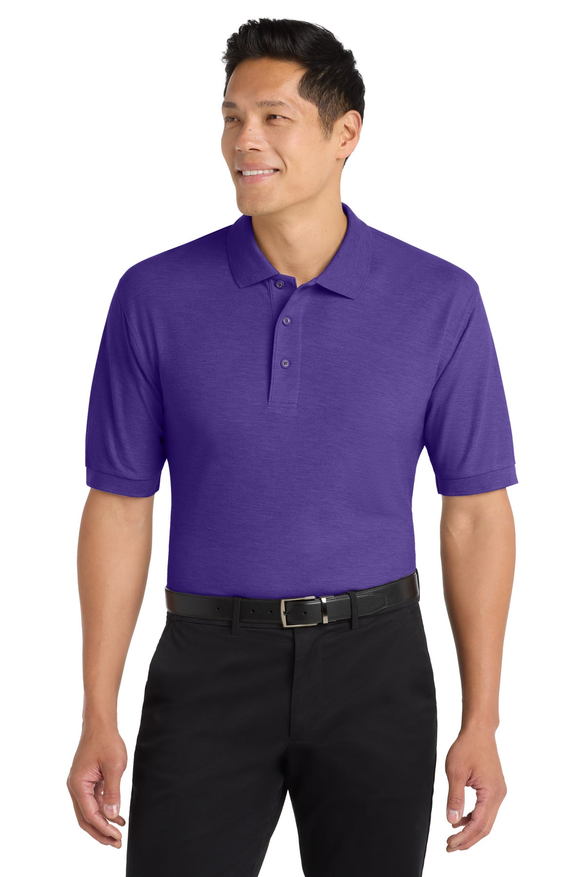 SanMar K500ES_purple_model_front.jpg