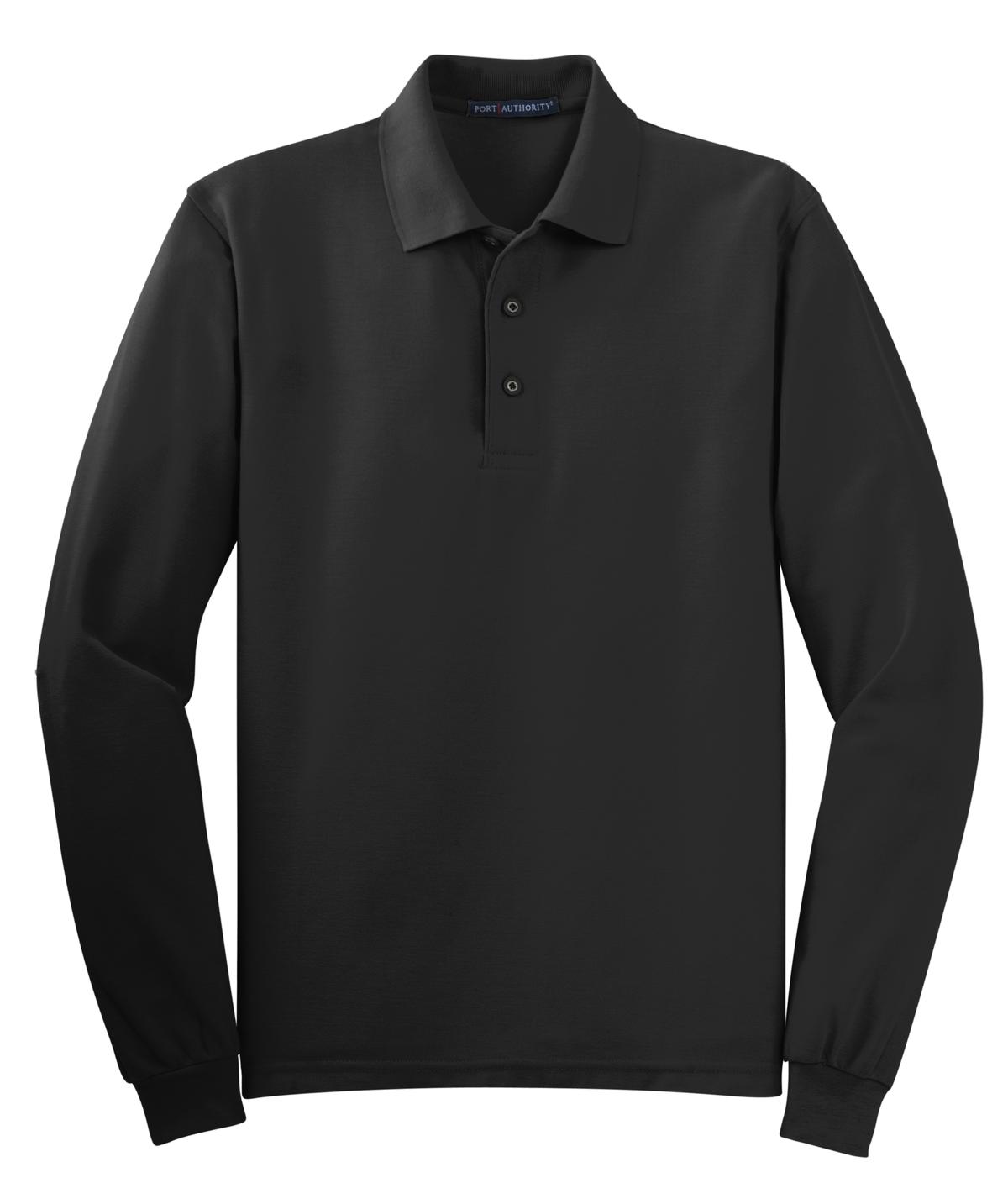 Port Authority Silk Touch Long Sleeve Polo. K500LS