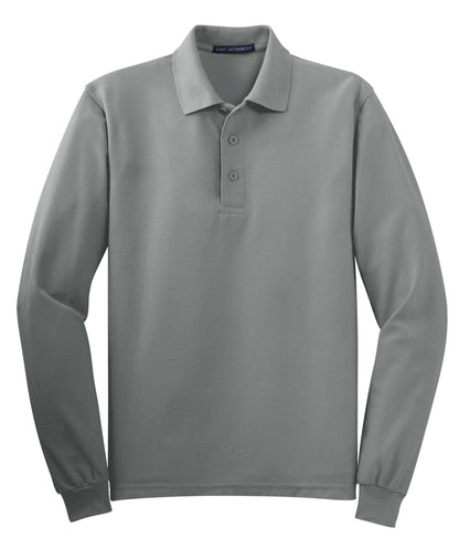 Port Authority Silk Touch Long Sleeve Polo. K500LS