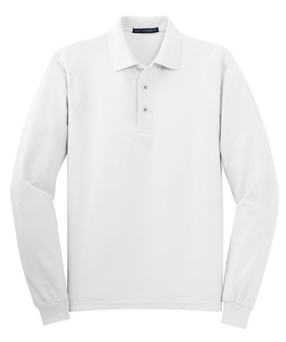 Port Authority Silk Touch Long Sleeve Polo. K500LS