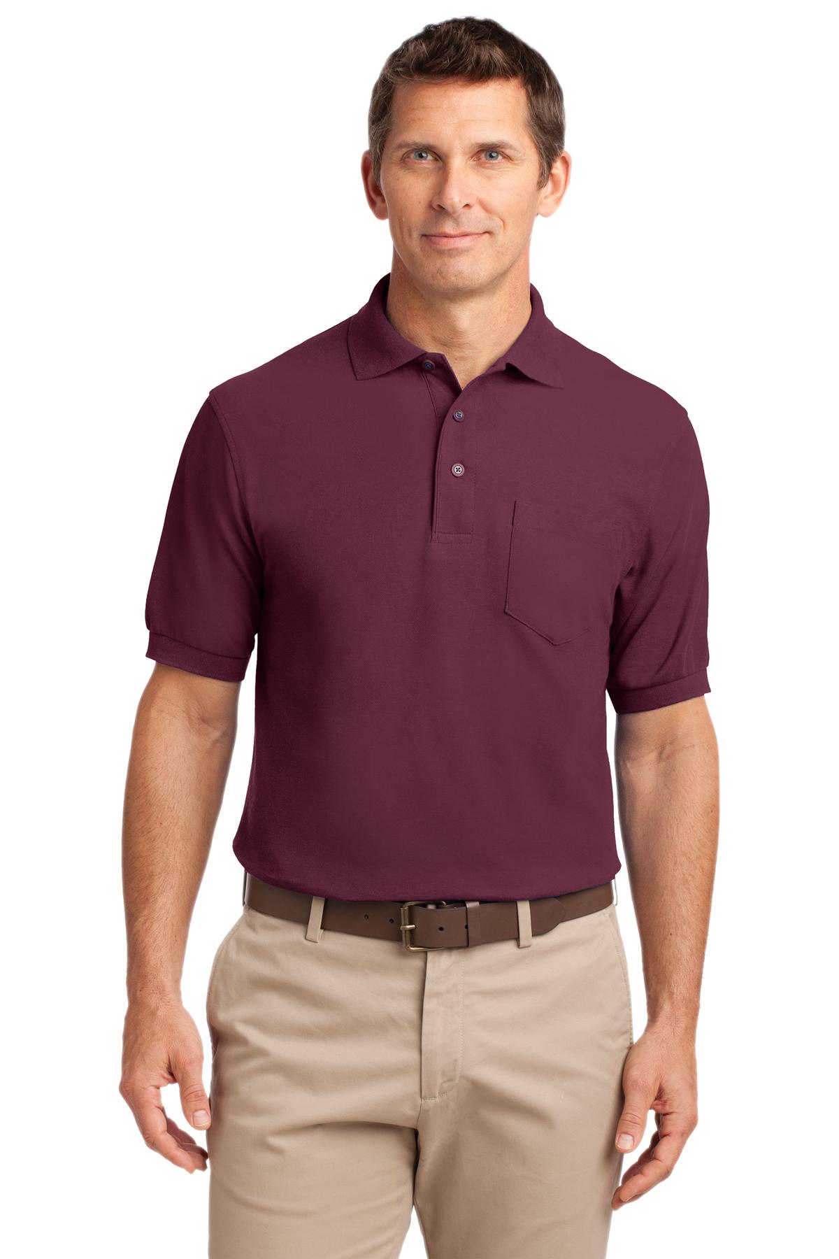 SanMar K500P_burgundy_model_front_072014.jpg