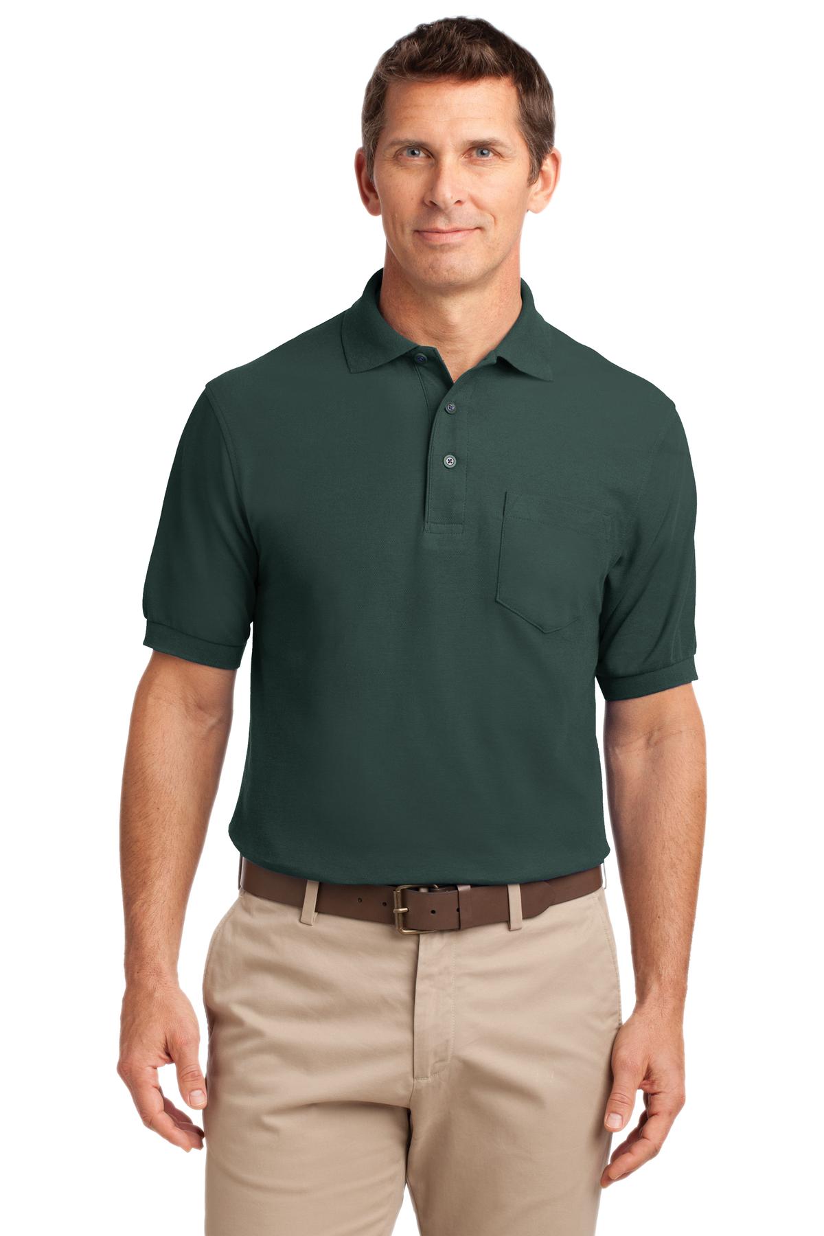 SanMar K500P_darkgreen_model_front_072014.jpg