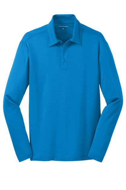 Port Authority Silk Touch Performance Long Sleeve Polo. K540LS