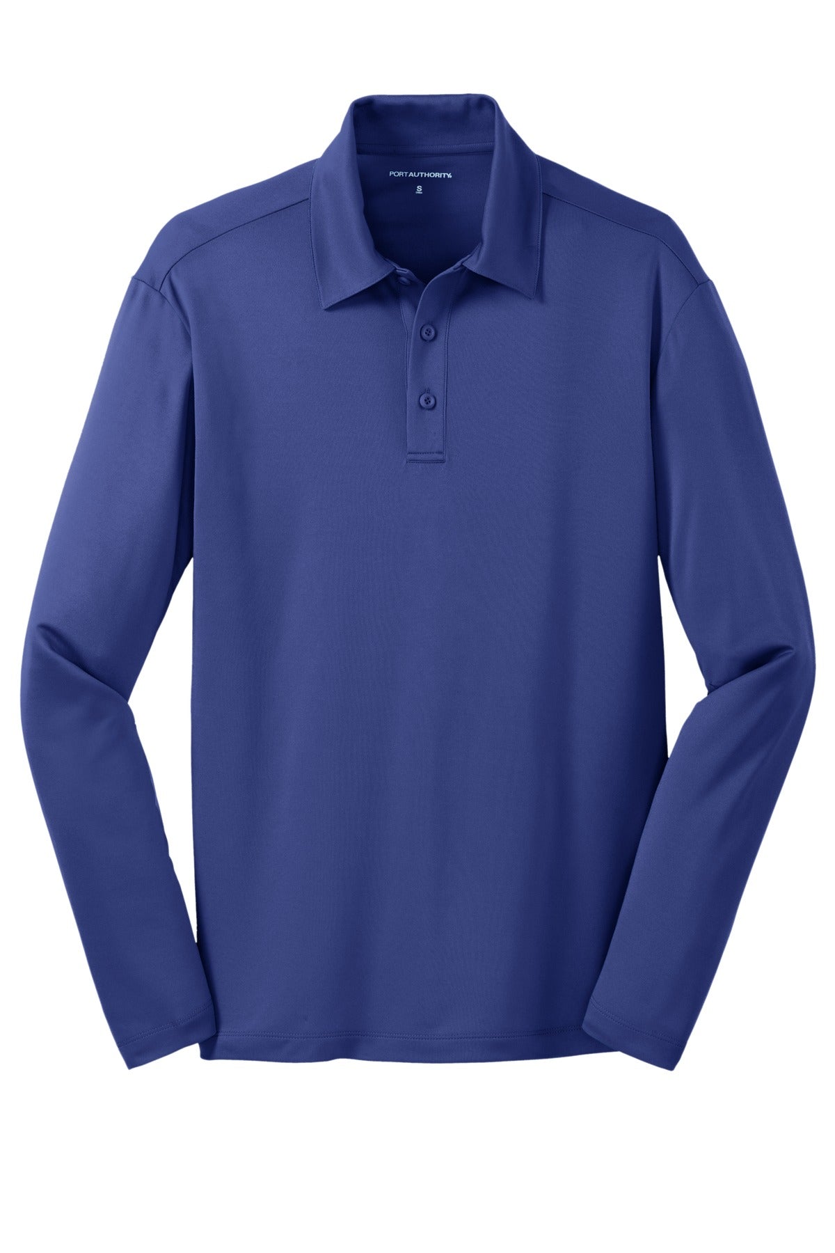 Port Authority Silk Touch Performance Long Sleeve Polo. K540LS