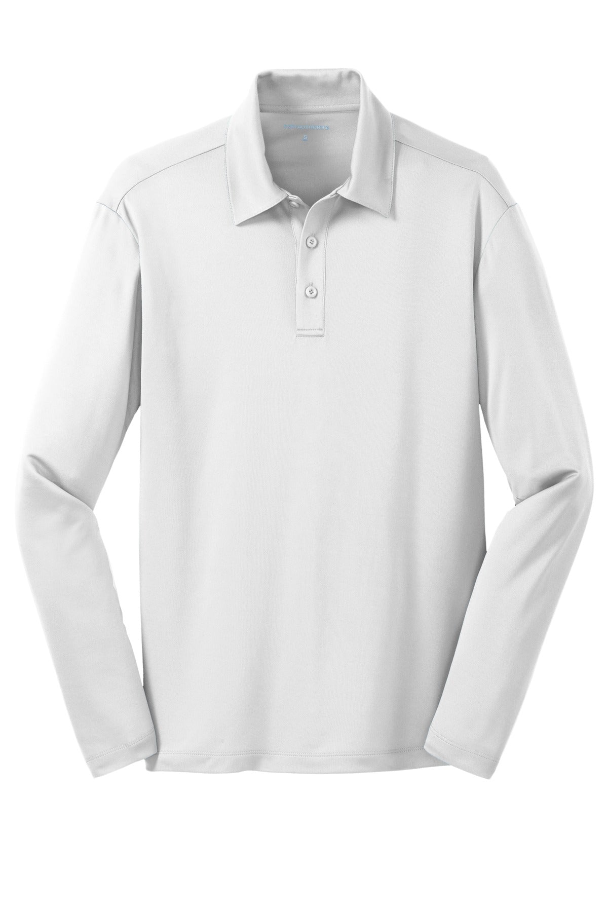 Port Authority Silk Touch Performance Long Sleeve Polo. K540LS