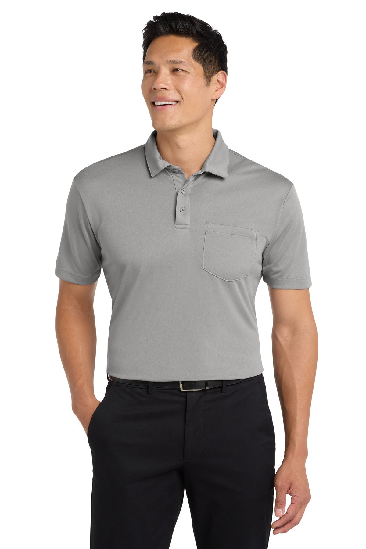 Port Authority Silk Touch Performance Pocket Polo. K540P