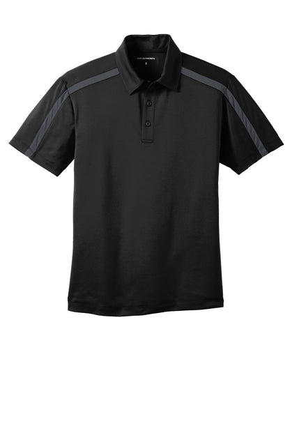 Port Authority Silk Touch Performance Colorblock Stripe Polo. K547