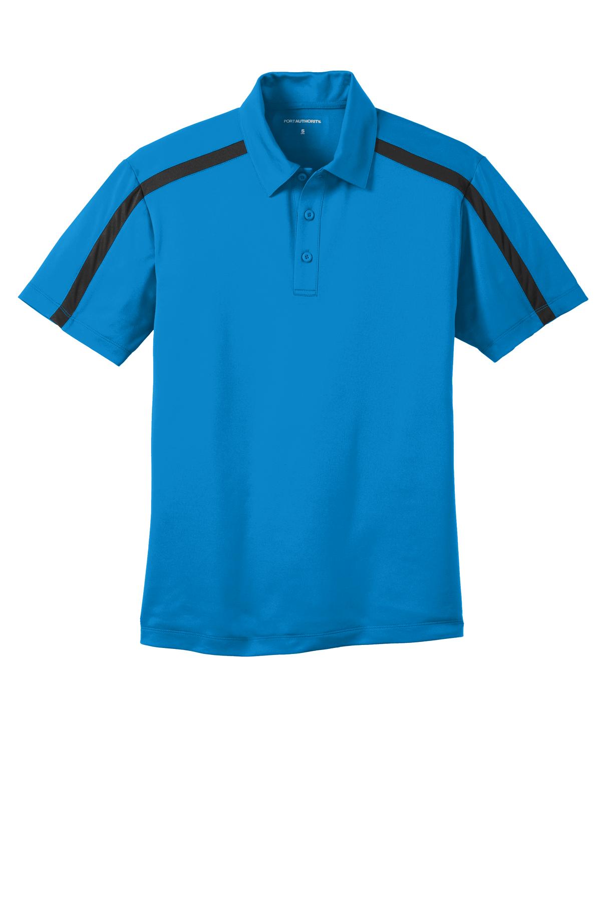 Port Authority Silk Touch Performance Colorblock Stripe Polo. K547