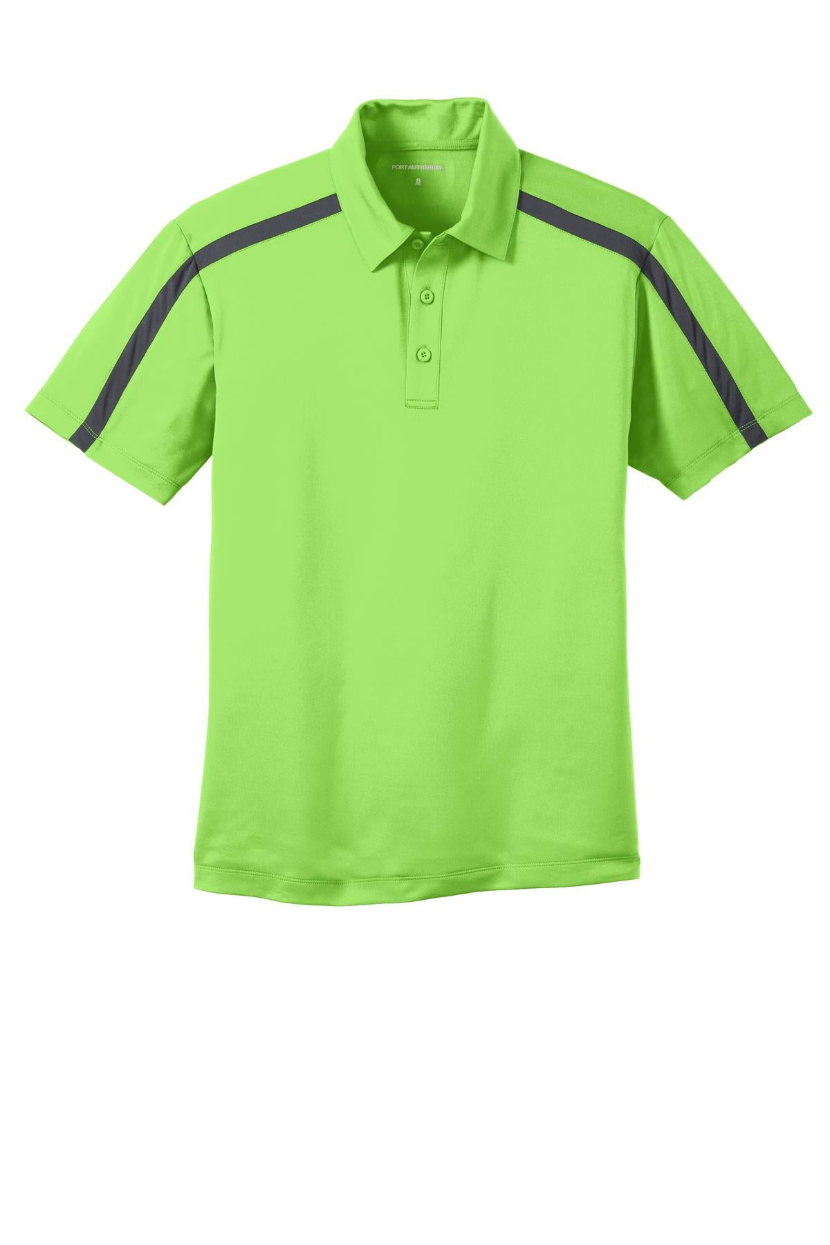 Port Authority Silk Touch Performance Colorblock Stripe Polo. K547