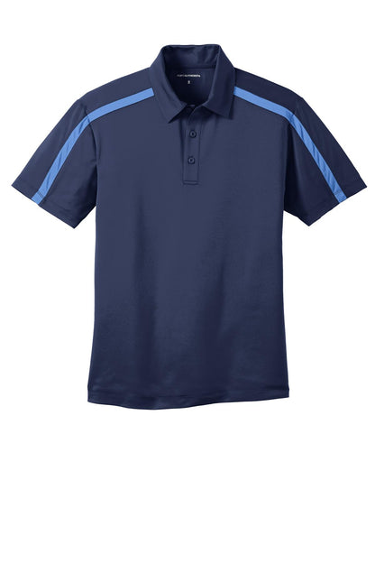 Port Authority Silk Touch Performance Colorblock Stripe Polo. K547