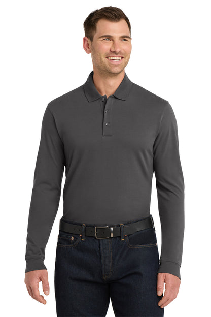 SanMar K8000LS_sterlinggrey_model_front.jpg