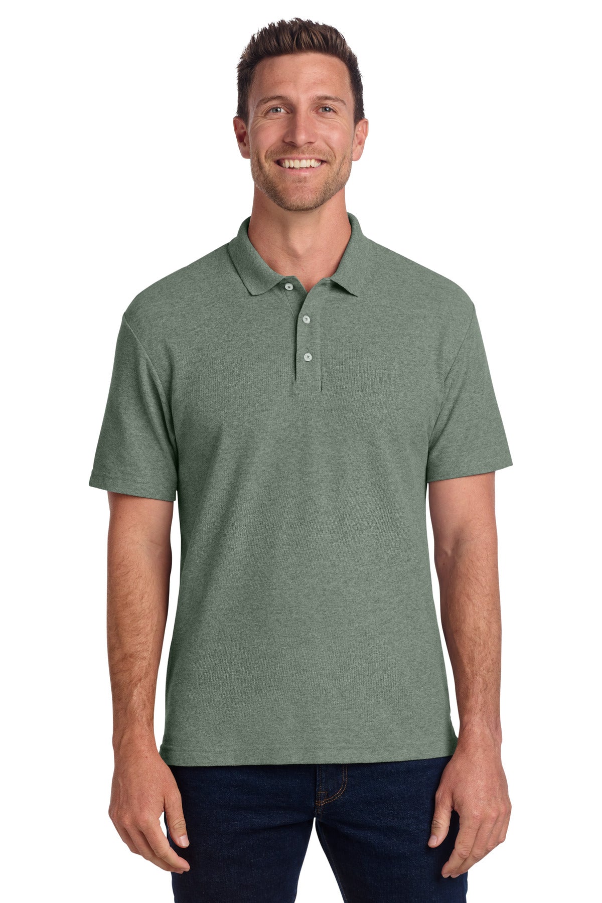 SanMar K867_darkgreenheather_model_front.jpg