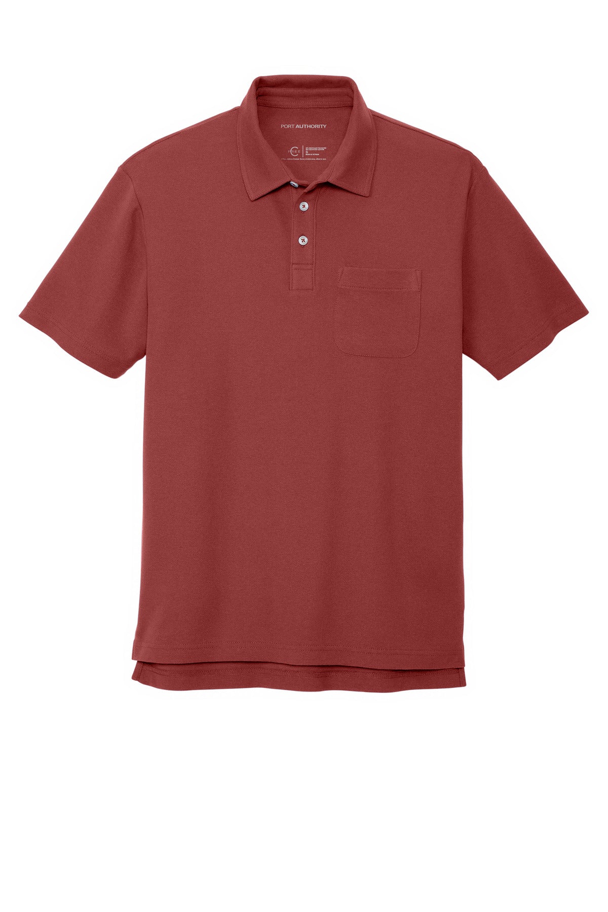 Port Authority C-FREE Cotton Blend Pique Pocket Polo K868