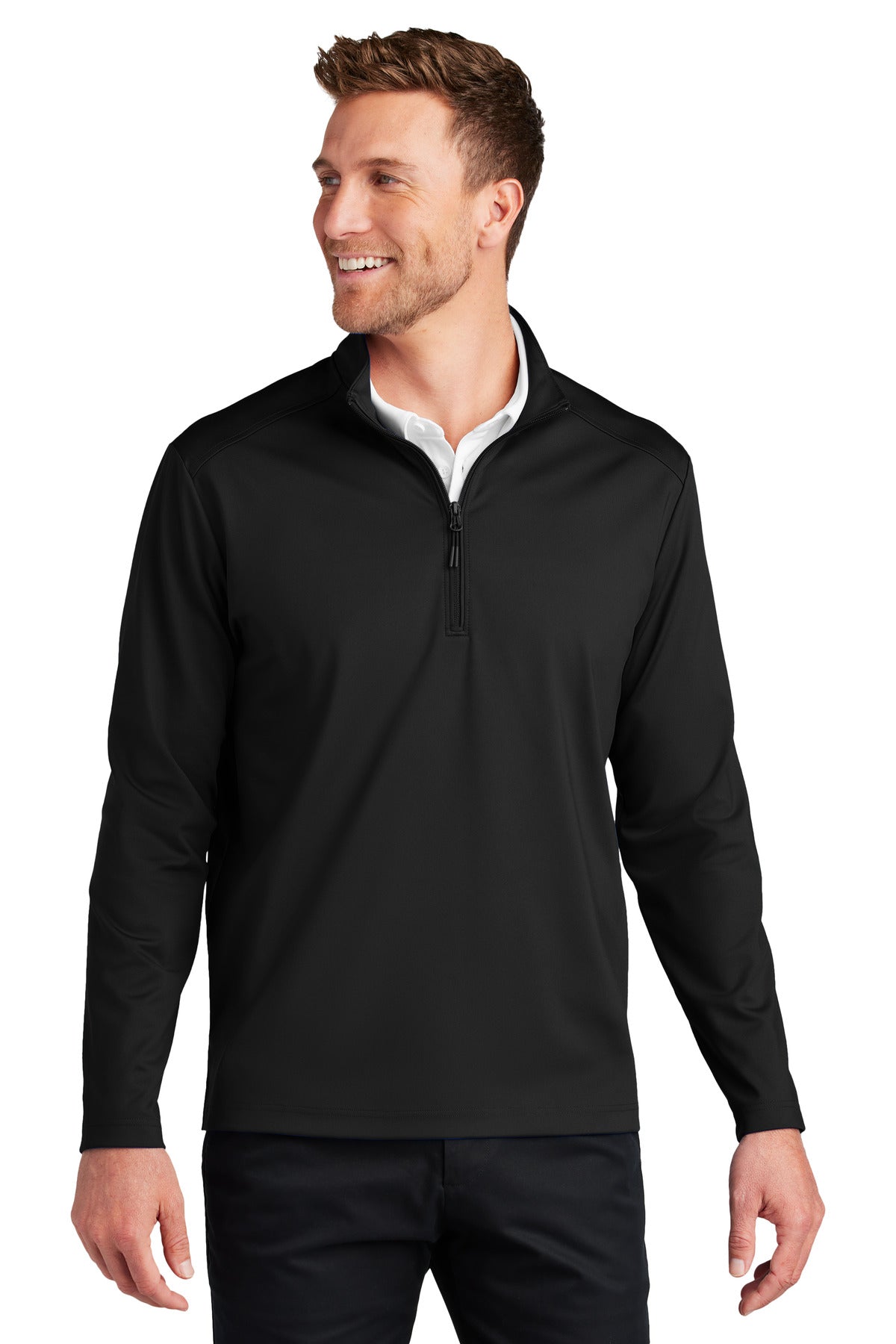 SanMar K880_DEEPBLACK_Model_Front.jpg