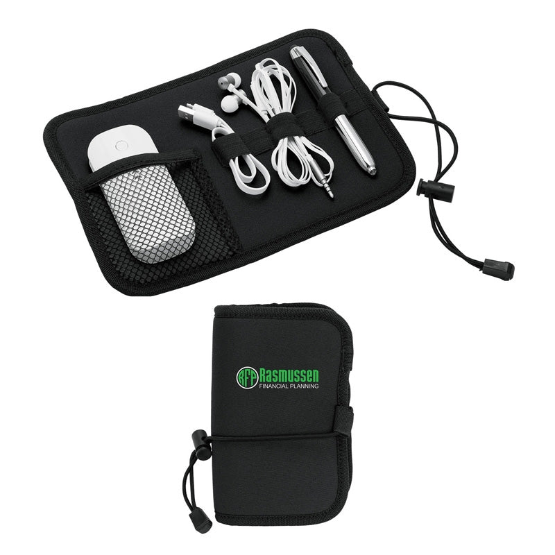 N/A Somalia Neoprene Roll-Up Tech Organizer