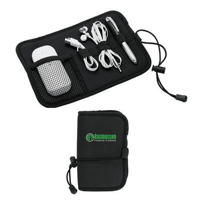 N/A Somalia Neoprene Roll-Up Tech Organizer