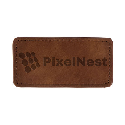 Leatherette Patch With Hook Backing