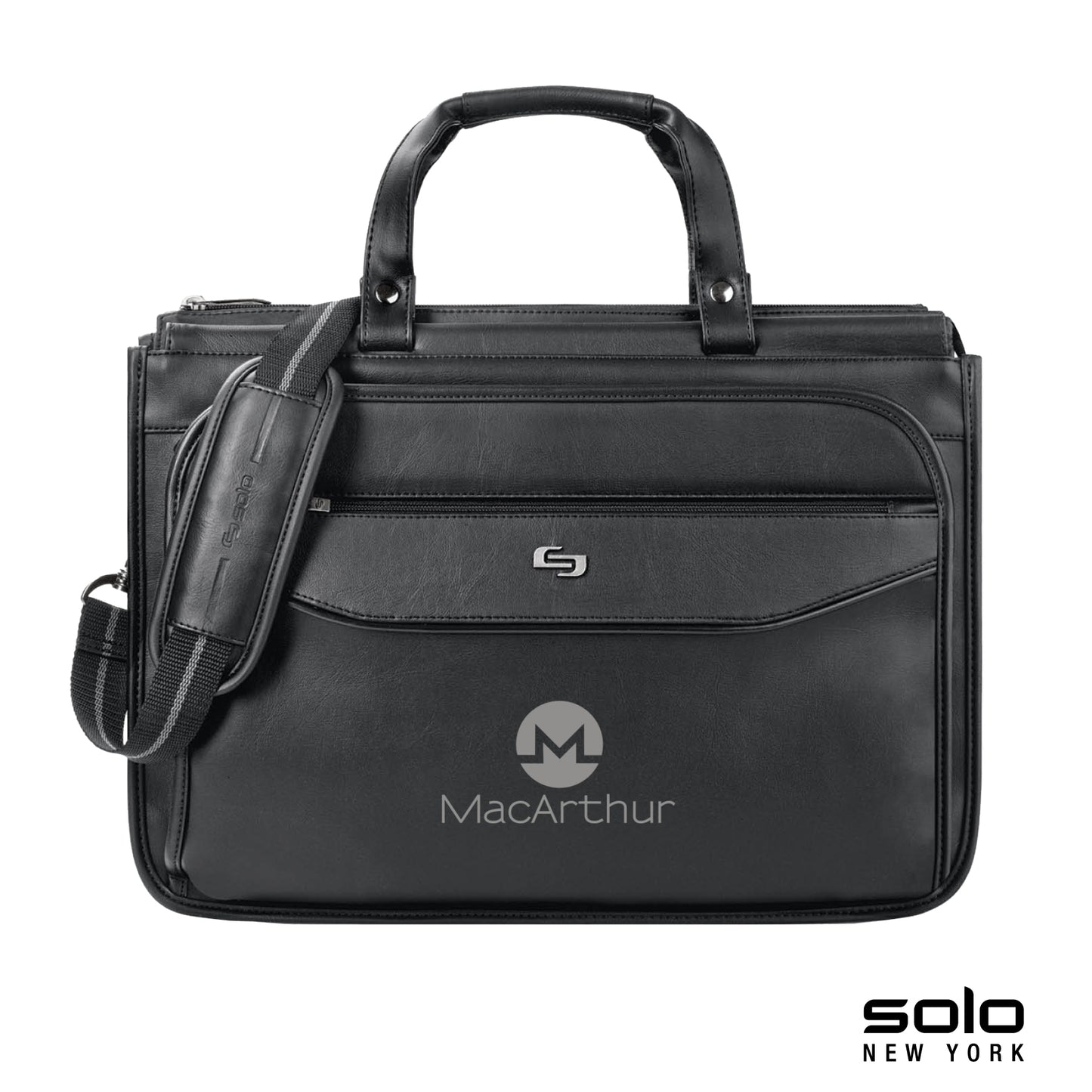 Solo New York Harrison Triple Compartment Briefcase