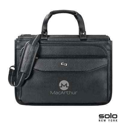 Solo New York Harrison Triple Compartment Briefcase